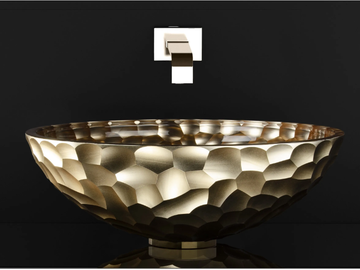 ORMA - Countertop round glass washbasin by Glass Design - view 2